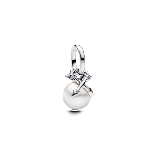 Mini Pendente Pandora Pérola e Flechas