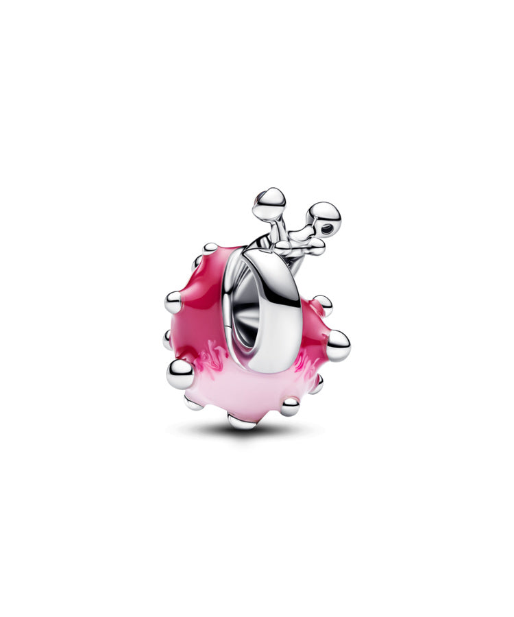 Conta Caracol Rosa Pandora