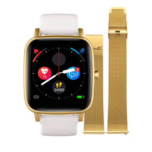 Relógio pulso Radiant Queensboro 35mm Silicone Branco