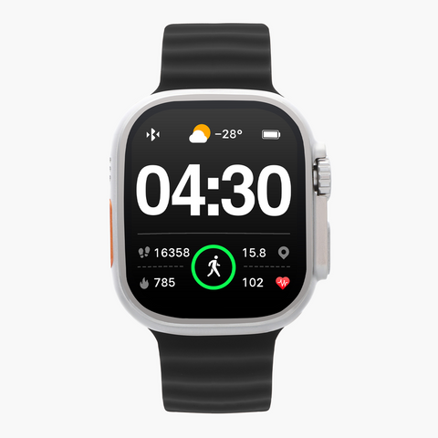 Relógio Radiant Smartwatch Hollywood Sili Preto