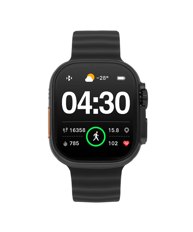 Relógio Radiant Smartwatch Hollywood Sili IPPreto