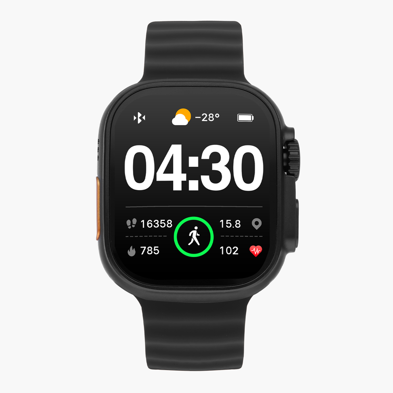 Relógio Radiant Smartwatch Hollywood Sili IPPreto