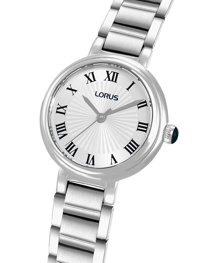 Relógio Lorus Ladies Classic Prateado Num. Romana