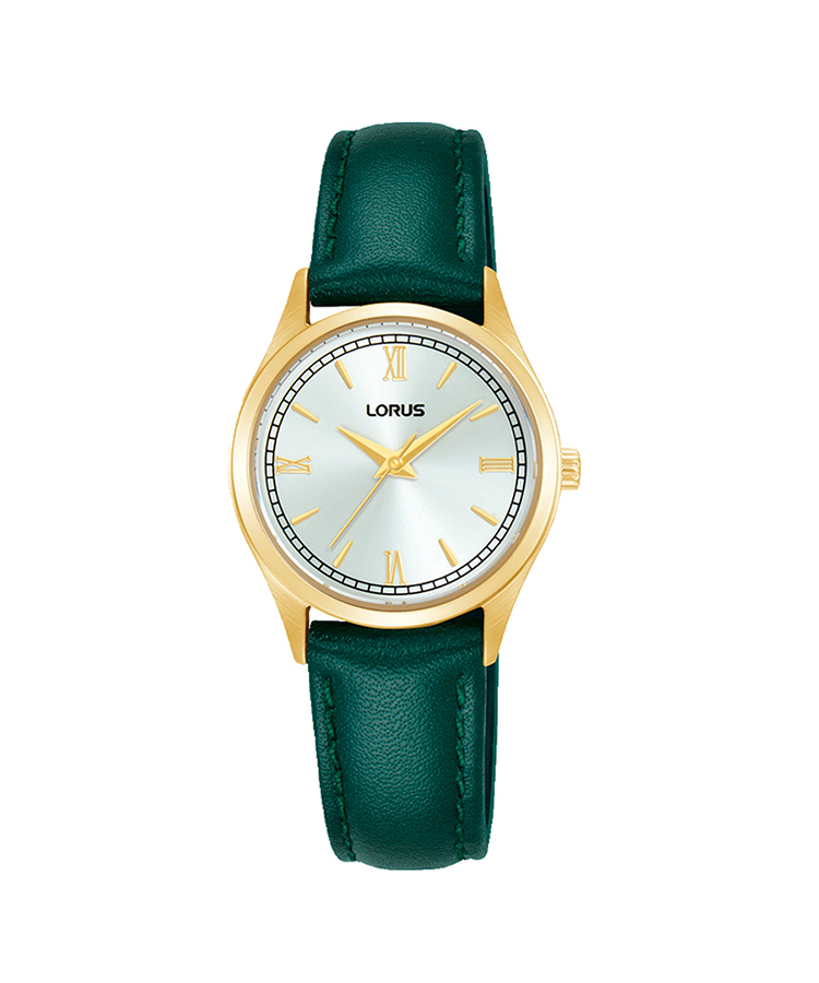 Relógio Lorus Ladies Classic Dourado Pele Verde