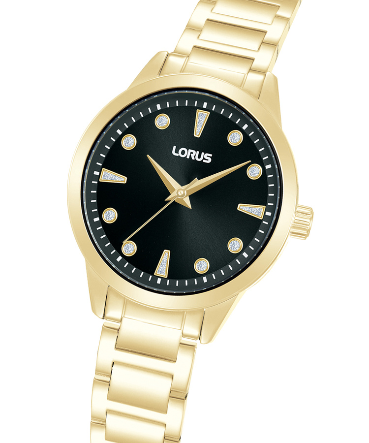 Relógio Lorus Ladies Classic 32mm Dourado-Preto
