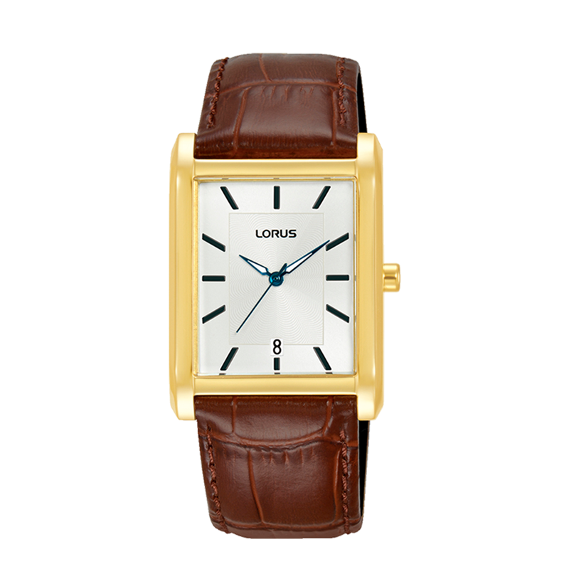 Relógio Lorus Classic Data Castanho