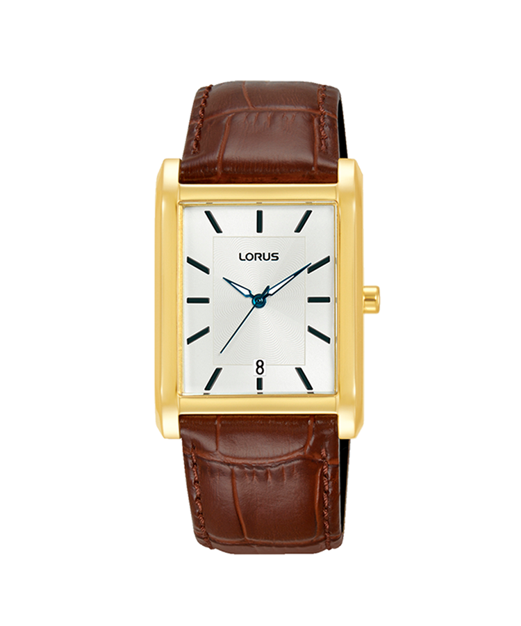 Relógio Lorus Classic Data Castanho