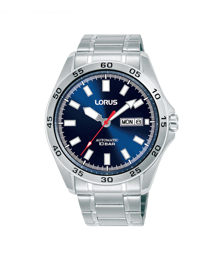 Relógio Lorus Man Automático EN-PT Mostrador Azul