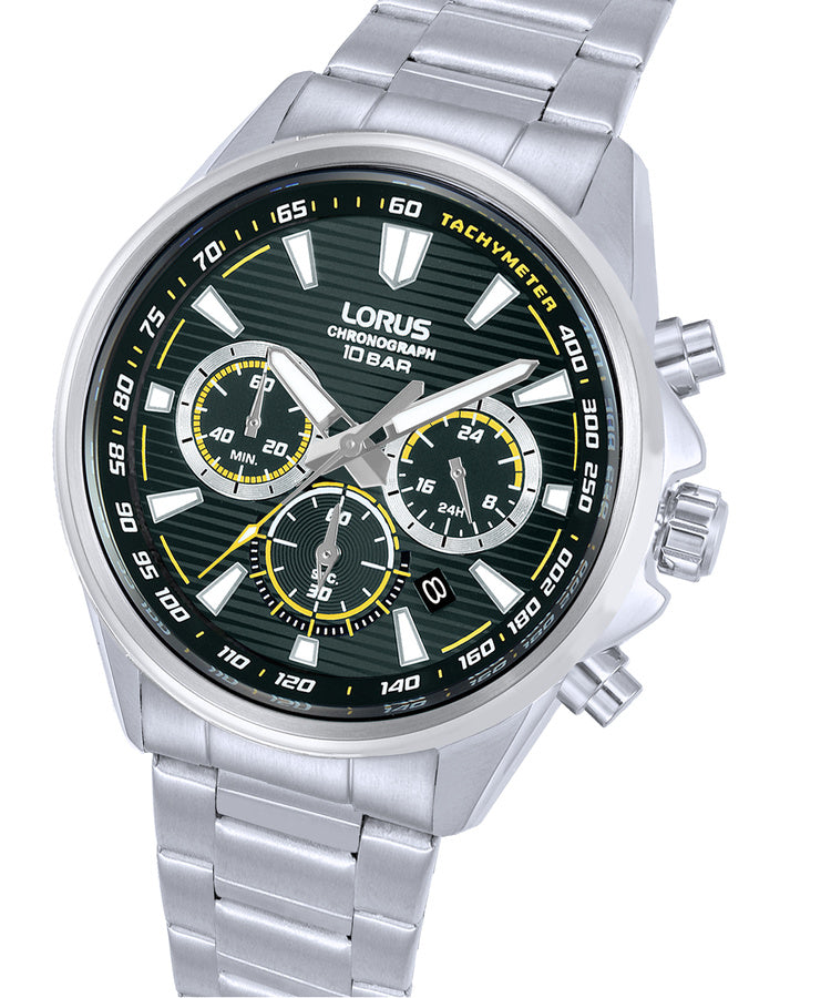 Relógio Lorus Sport Cronógrafo Most. Preto-Amarelo