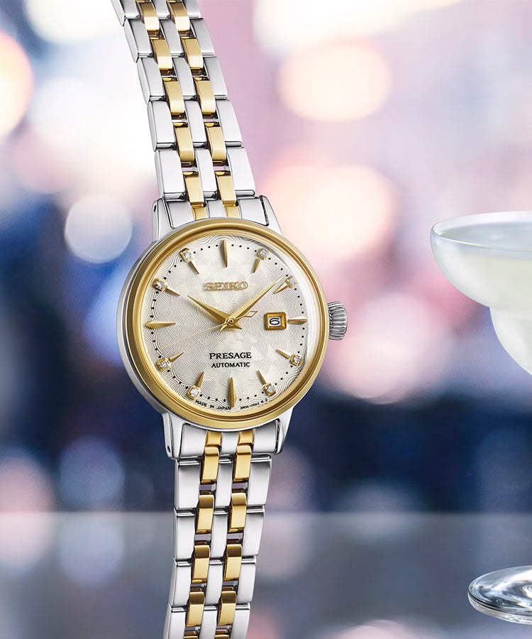 Relógio Seiko Presage Cocktail Time Ladies White Lady