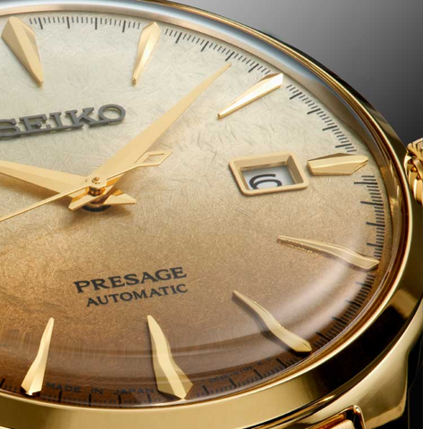 Relógio Seiko Presage Cocktail Time Dourado