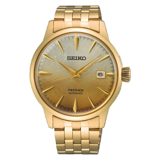 Relógio Seiko Presage Cocktail Time Dourado