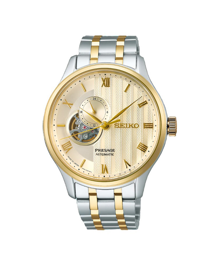 Relógio Seiko Presage Japanese Garden bicolor