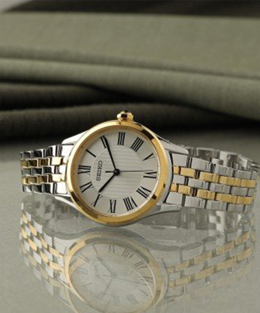 Relógio Seiko Ladies Quartzo Num. Romana Bicolor