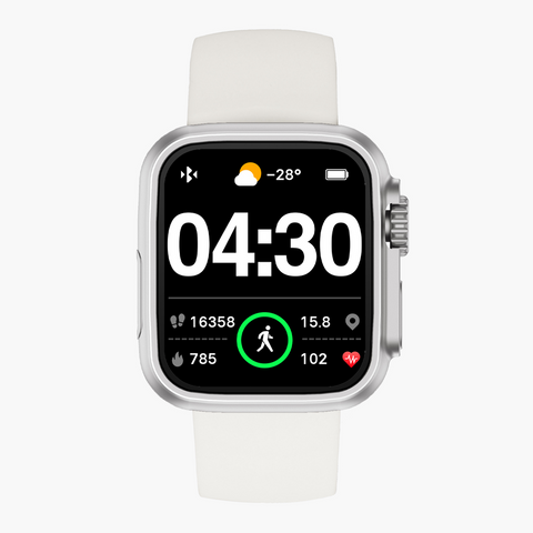 Relógio Radiant Smartwatch Jersey 36MM Sili lisa Bege