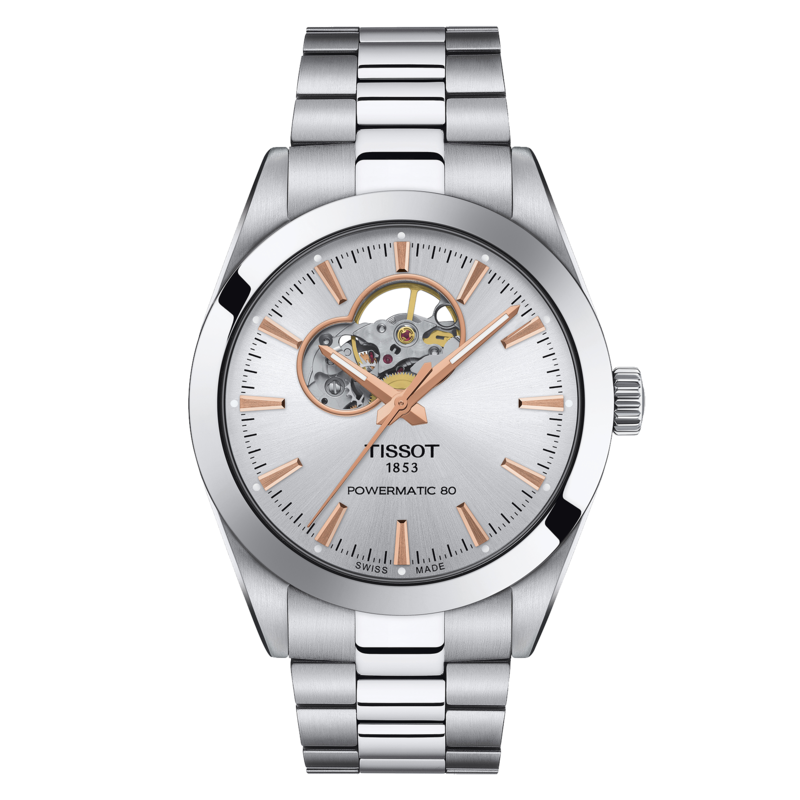 Relógio Tissot Gentleman Open Heart 40mm