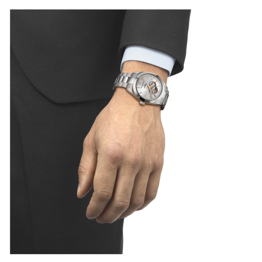 Relógio Tissot Gentleman Open Heart 40mm
