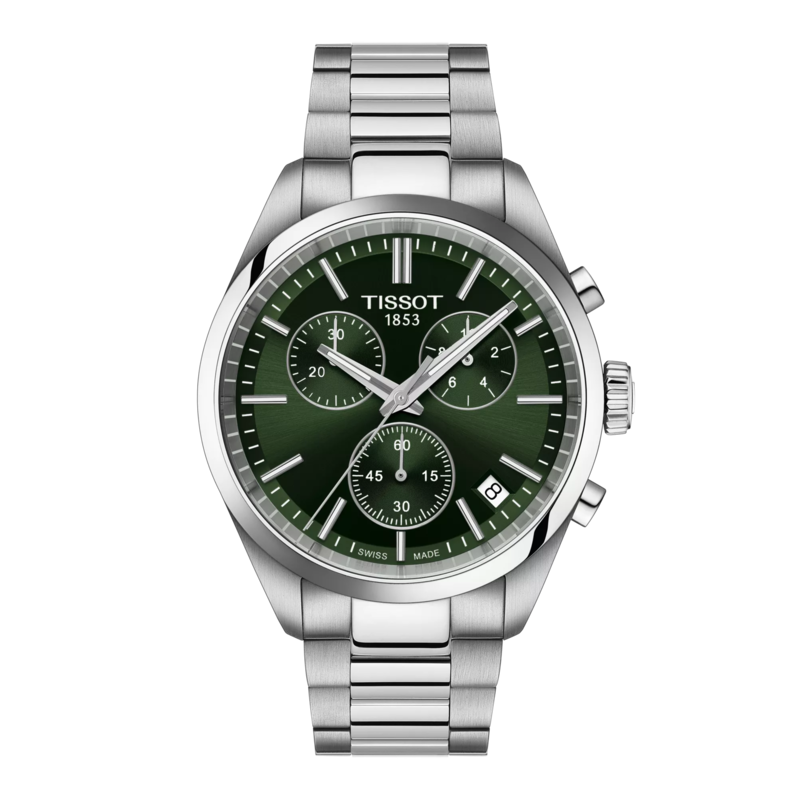Relógio pulso Tissot PR 100 Cronógrafo verde