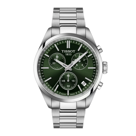 Relógio pulso Tissot PR 100 Cronógrafo verde