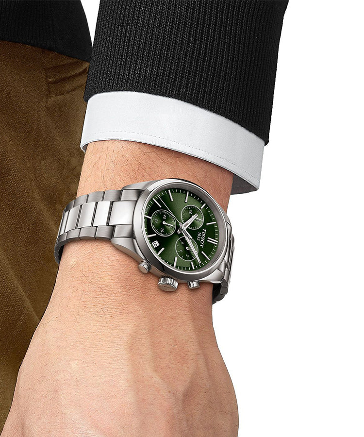 Relógio pulso Tissot PR 100 Cronógrafo verde