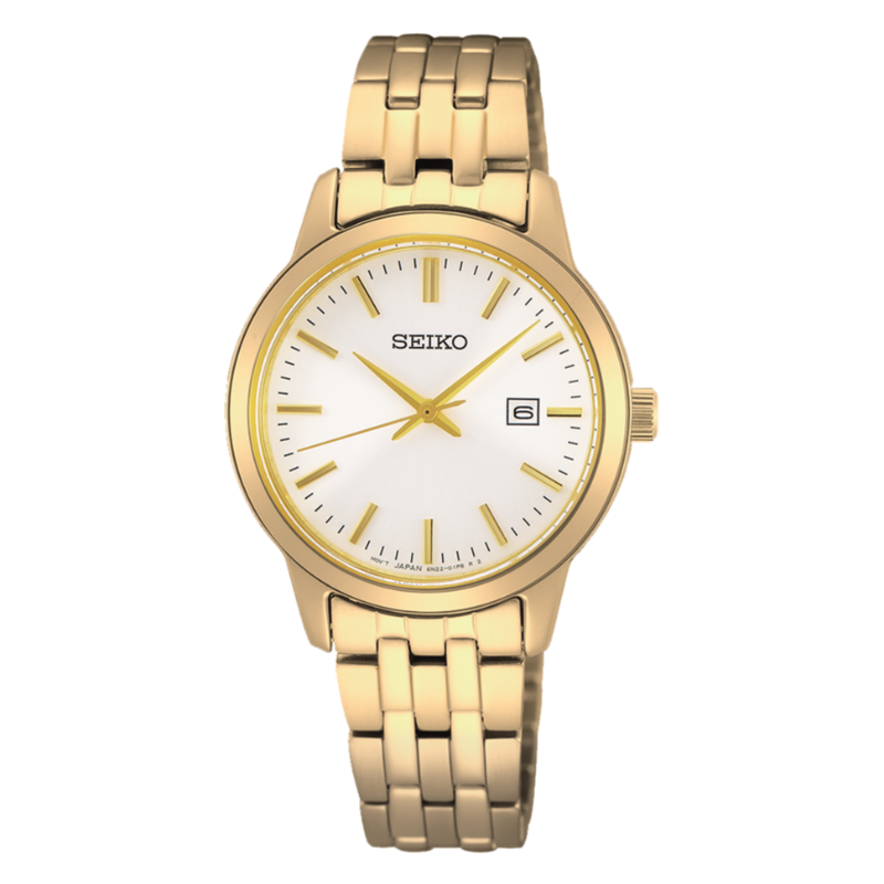 Relógio Seiko Neo Classic Quartzo Dourado