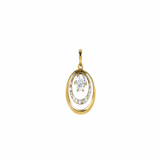 Berloque pedras ouro 800 OOBE003631