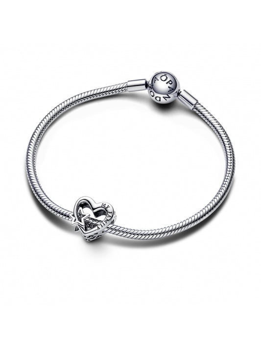 Conta Pandora Family Heart & Star Charm