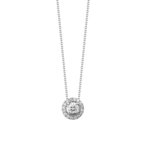 Colar Monseo Eternal Halo Ouro e Diamantes