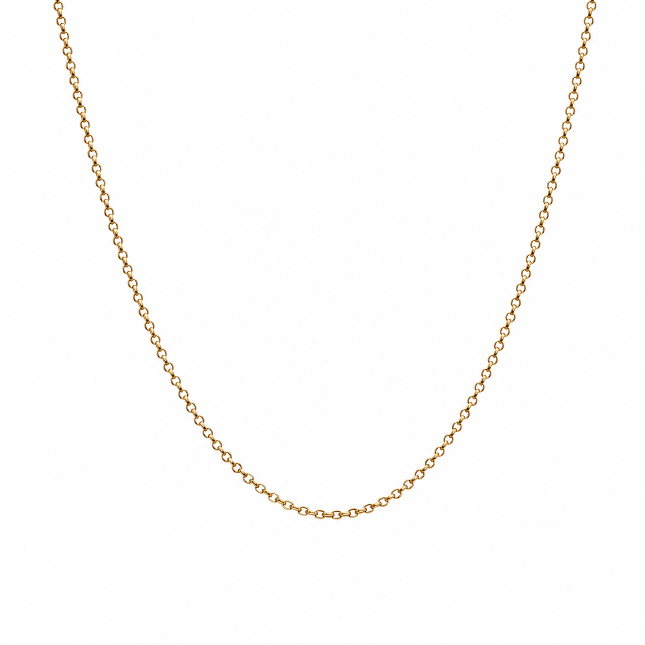 Volta malha cordão ouro 800