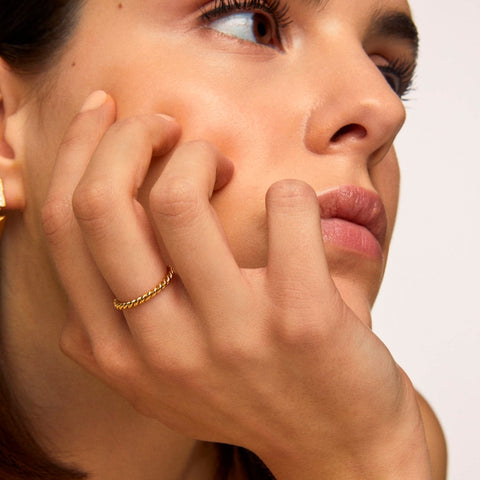 Anel One London 33 Gold