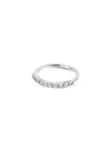 Anel One London 38 Silver