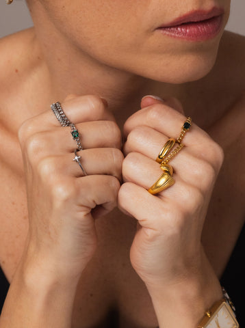 Anel One London 40 Silver