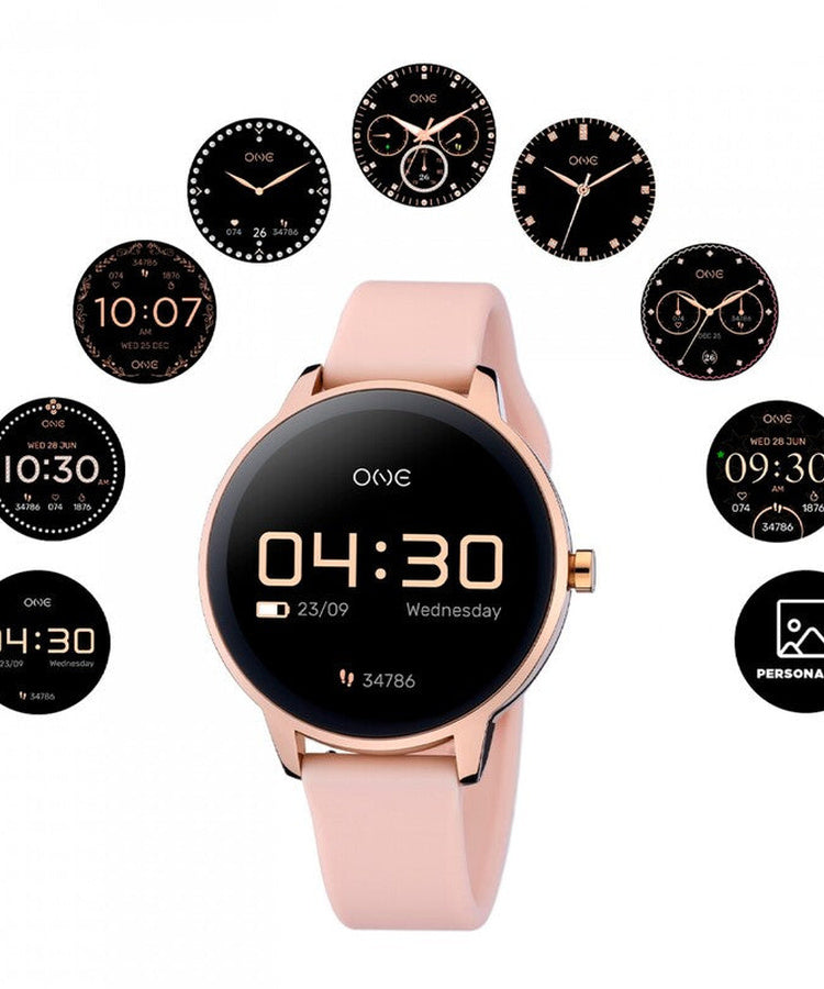 Relógio One QueenCall Rosegold Silicone
