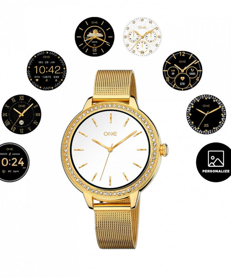 Relógio Smartwatch One Mini Spark Gold